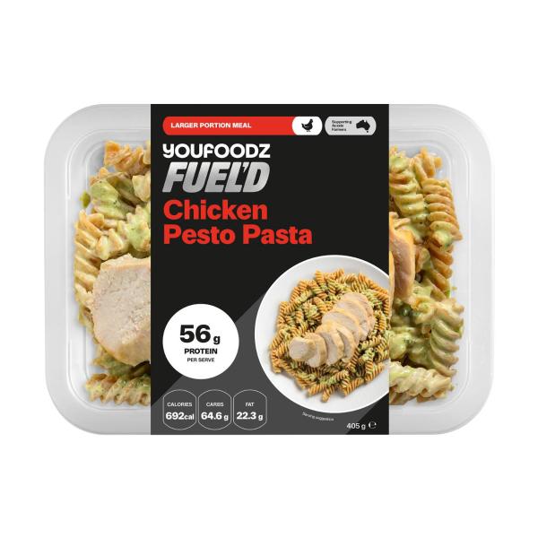 Fueld Chicken Pesto Pasta With Parmesan Sauce