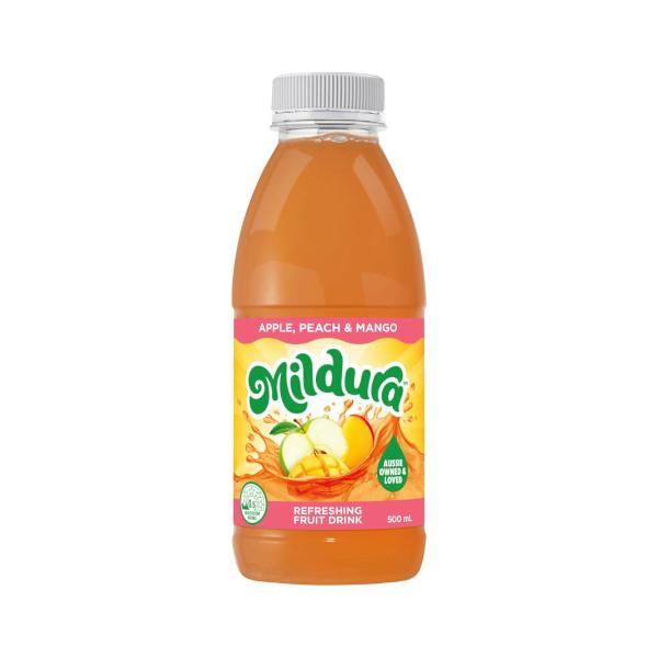 Mildura Drinks Apple Peach Mango 500mL product image