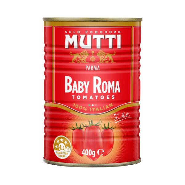 Mutti Baby Roma Tomatoes 400g product image