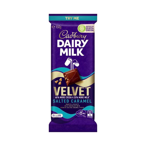 Velvet Salted Caramel Chocolate Block