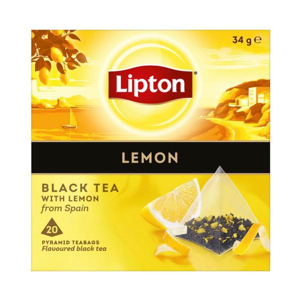 Lipton Specialty Black Tea Bags Lemon | 20 Pack – Coles