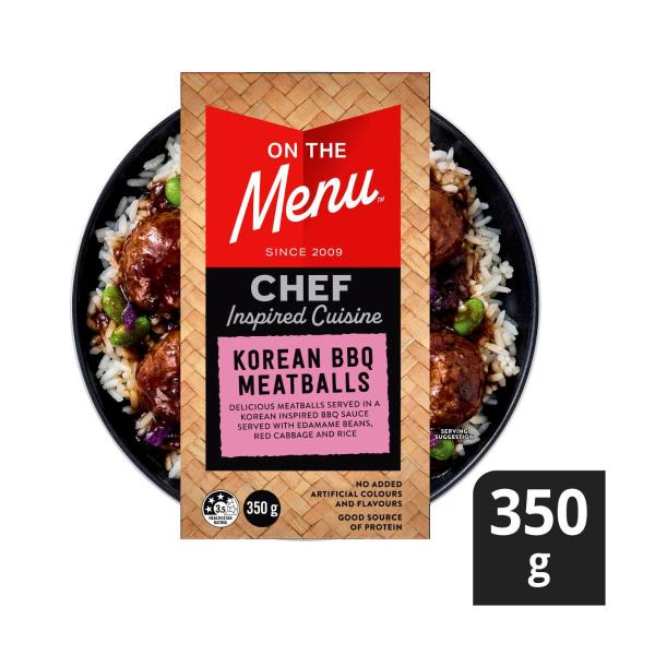 Korean BBQ Meatballs Bowl