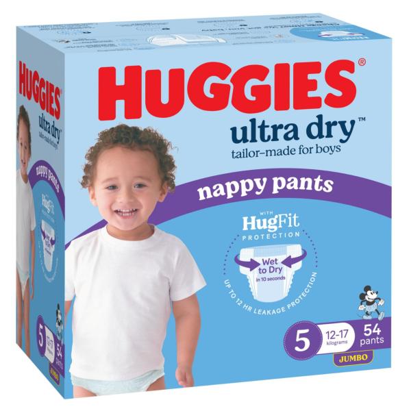 Nappy Pants Size 5 Boy Jumbo