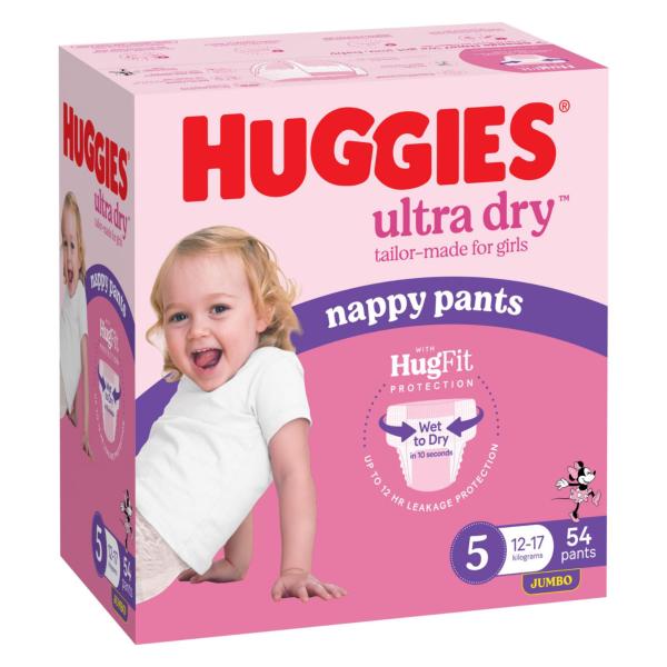 Jumbo Nappy Pants Size 5 Girl