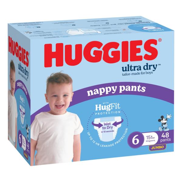 Nappy Pants Size 6 Boy Jumbo