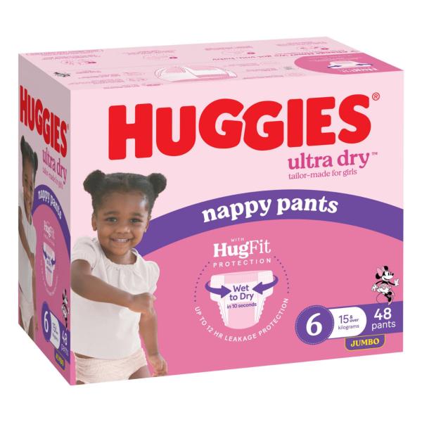 Jumbo Nappy Pants Size 6 Girl