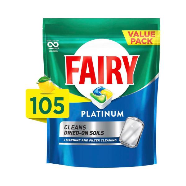 Fairy Platinum Dishwashing Tablets 105 Pack