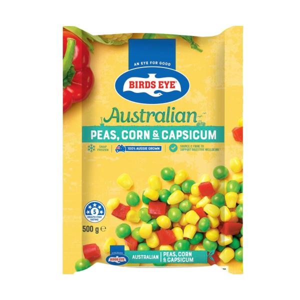 Birds Eye Snap Frozen Peas Corn & Capsicum 500g product image