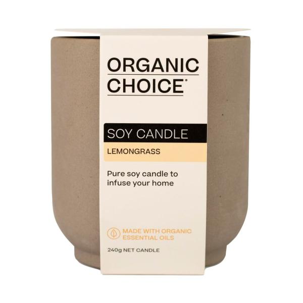 Soy Candle Lemongrass 240g