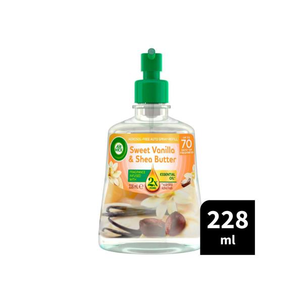 Aerosol-free Auto Spray Essential Oil Refill Sweet Vanilla & Shea Butter