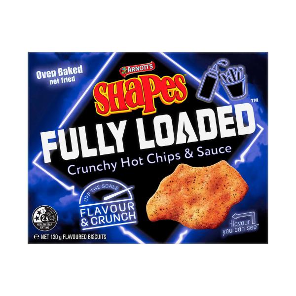 Arnott's Shapes Fully Loaded Hot Chips | 130g – Coles