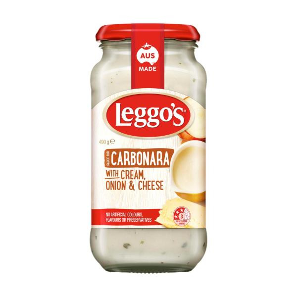 Leggos Pasta Sauce Carbonara Halal 490g product image