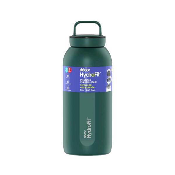 Decor Hydrofit Screw Cap Double Wall Ss Bottle 1.5l | 1 Each – Coles