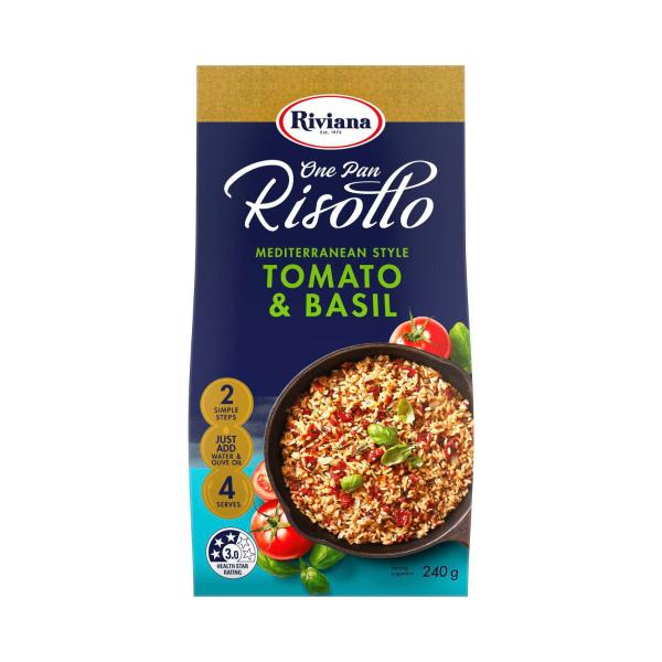 Riviana Risotto Tomato & Basil | 240g – Coles