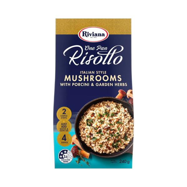 Riviana Risotto Mushroom | 240g – Coles