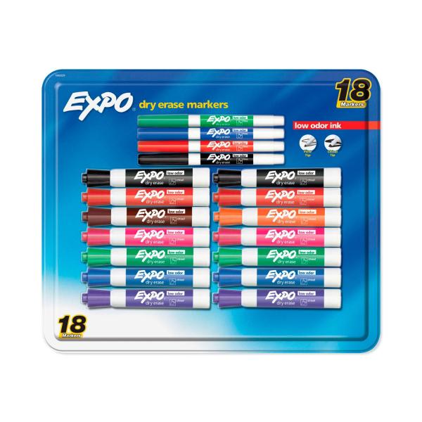Expo Whiteboard Markers | 18 Pack