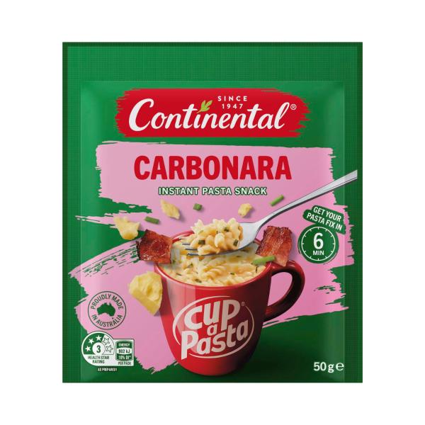 Continental Cup A Pasta Carbonara | 50g – Coles
