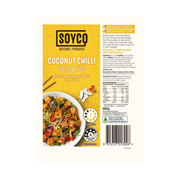 Coconut Chilli Tofu Bites