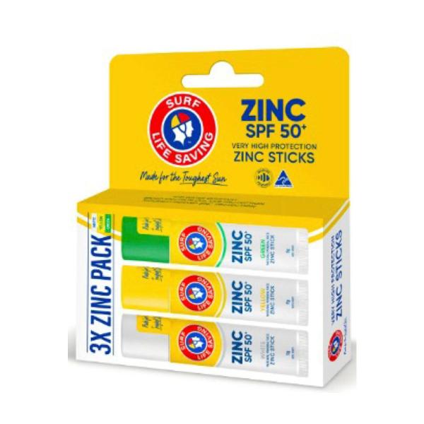 Life Saving Zinc Sticks SPF 50+ 3pack