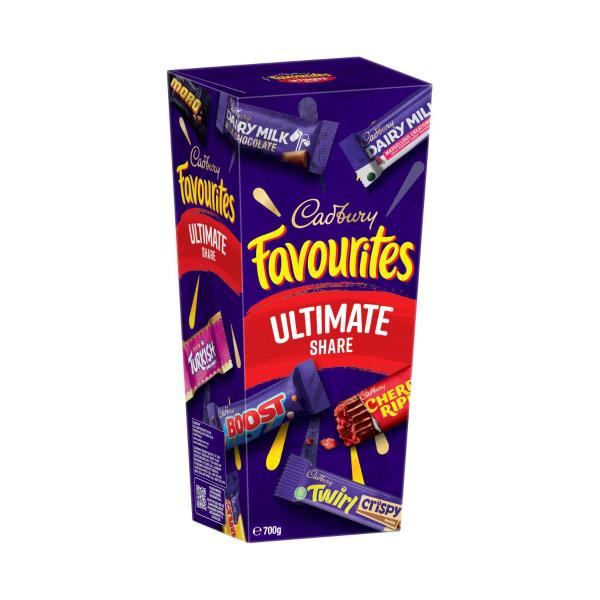 Cadbury Favourites Ultimate Share Boxed Chocolate | 700g – Coles