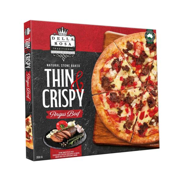 Della Rosa Thin & Crispy Angus Beef Pizza 350g product image