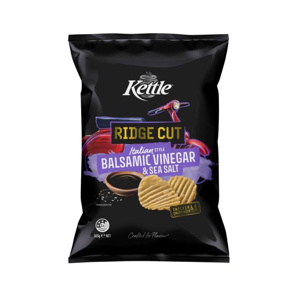 Ridge Cut Potato Chips Salt & Vinegar