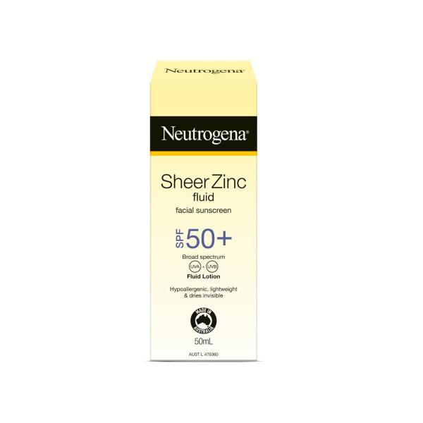 Sheer Zinc Face Fluid Sunscreen SPF 50+