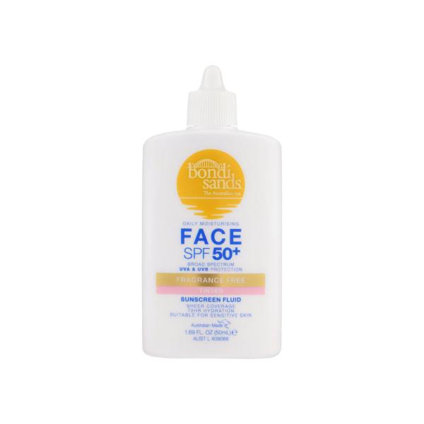 Fragrance Free Face Sunscreen Tinted SPF 50+