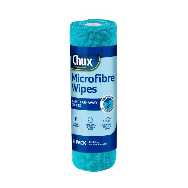 Chux Microfibre Wipes Roll | 15 Pack – Coles