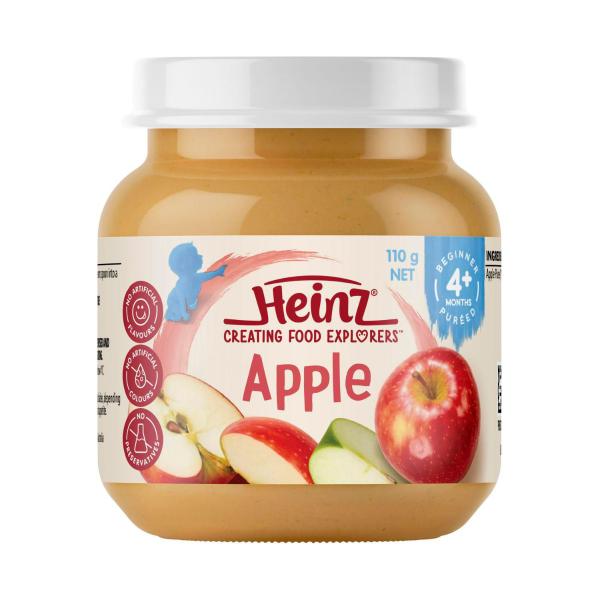 Buy Heinz Apple Puree Baby Food Jar 4+ Months 110g Coles