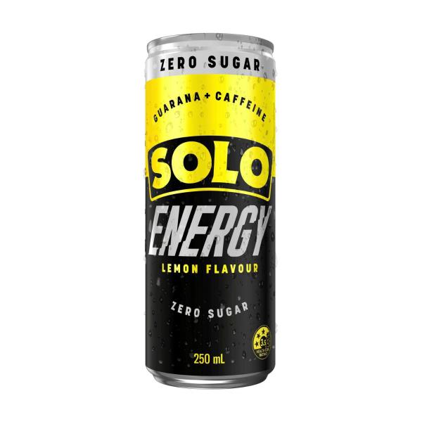 Solo Energy Can Zero Sugar 250mL product image
