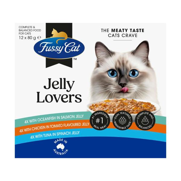 Cat Food Jelly Lovers Pouch 12x80g