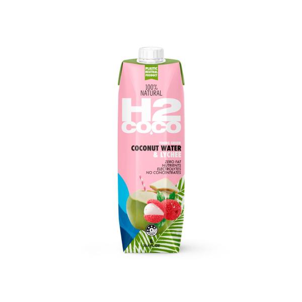 H2coco Lychee Coconut Water 1L