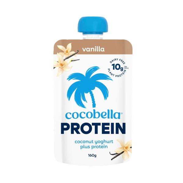 Cocobella Protein Coconut Yoghurt Pouch Vanilla | 160g – Coles