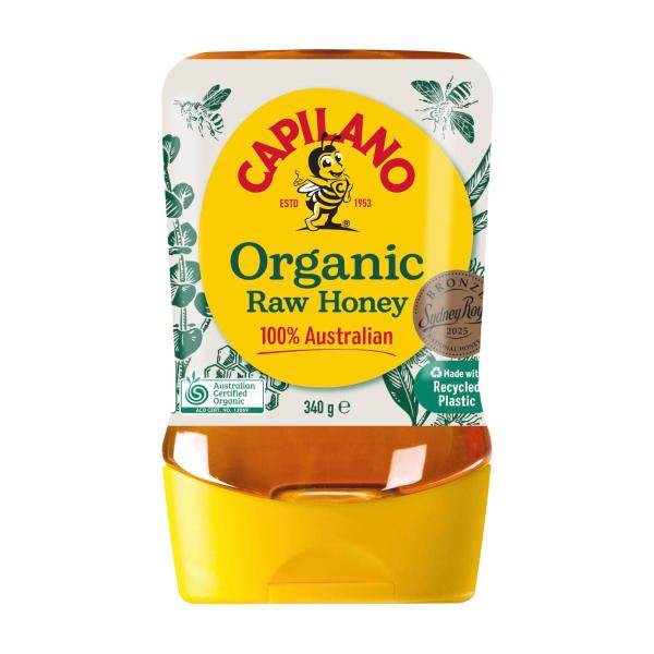 Capilano 100% Australian Organic Raw Honey 340g product image