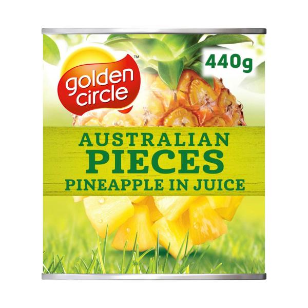 Golden Circle Australian Pineapple Pieces In Juice 440g product image