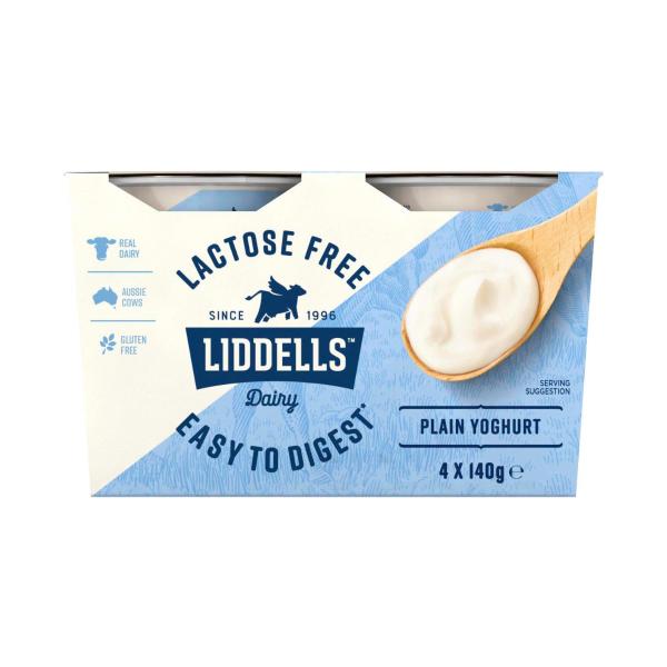Lactose Free Yoghurt Plain 4x140g