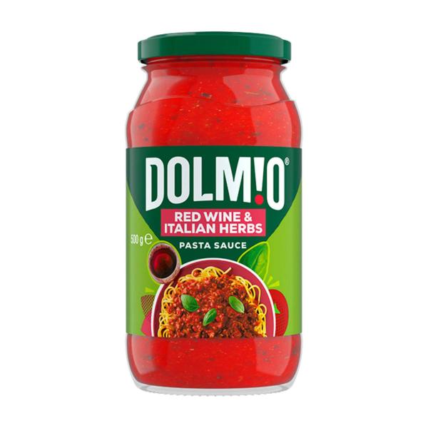 Dolmio Extra Pasta Sauce Red Wine & Italian Herb 500g