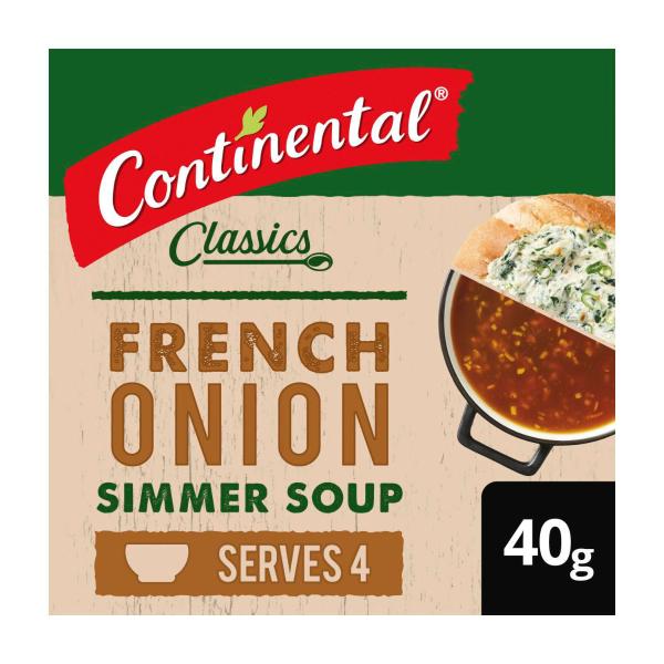 Continental French Onion Soup Serves 4 40g