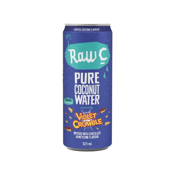 Raw C Coconut Water Infused With Violet Crumble 325mL product image