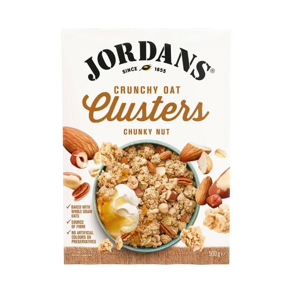Jordans Crunchy Oat Clusters Chunky Nut 500g
