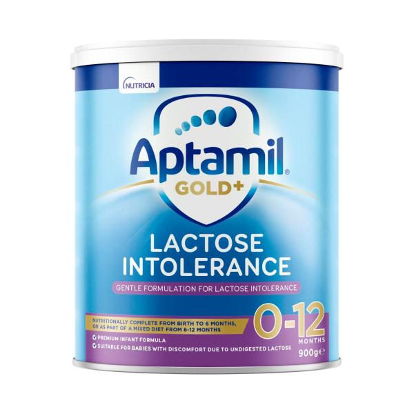 Aptamil Gold+ Lactose Intolerance Baby Infant Formula From Birth To 12 Months 900g