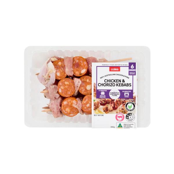 Entertaining Chicken & Chorizo Kebabs