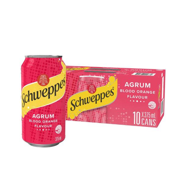 Schweppes Mixers Blood Orange Soft Drink 10x375ml 3.75L product image