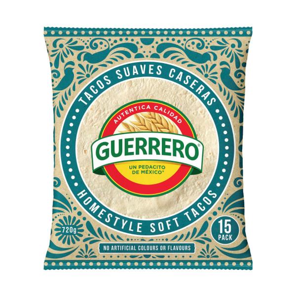 Soft Taco Tortillas 8'' 15 Pack