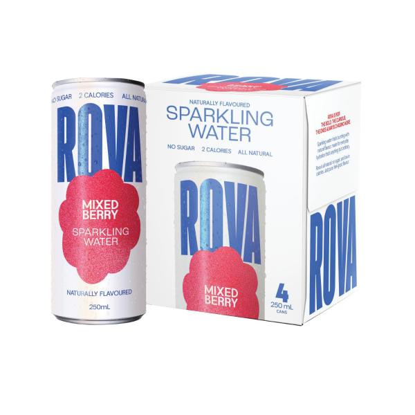 Sparkling Water Mixed Berry Cans 250ml