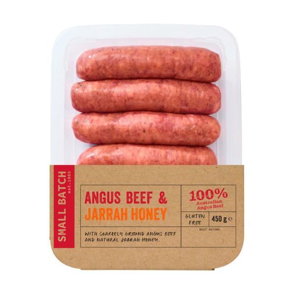 Angus Beef And Jarrah Honey Sausages