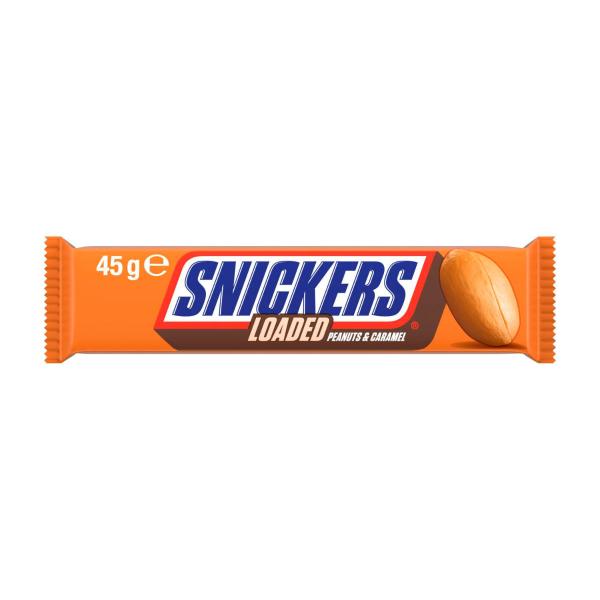 Snickers Loaded Milk Chocolate Bar Peanuts Caramel | 45g – Coles