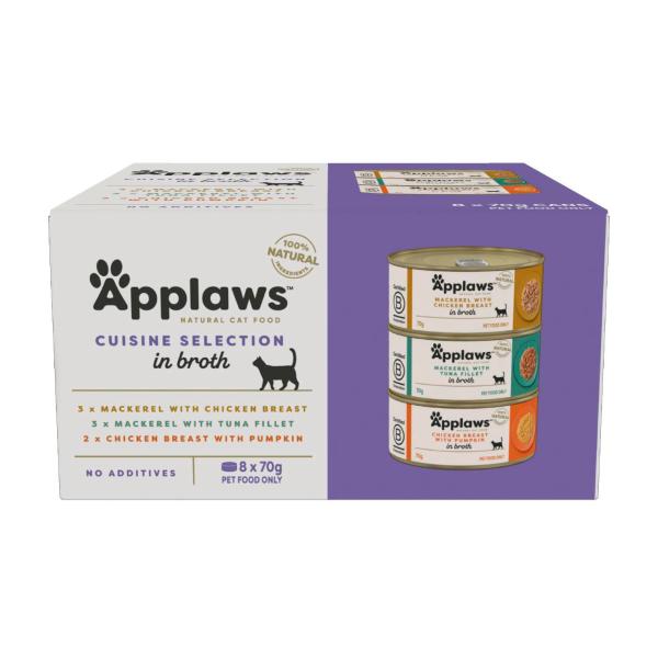 Tin Mp Cuisine Selection Cat Food 8x70g