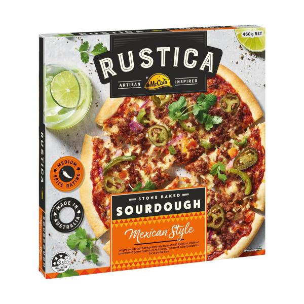 Rustica Sourdough Mexican Inspired Pizza